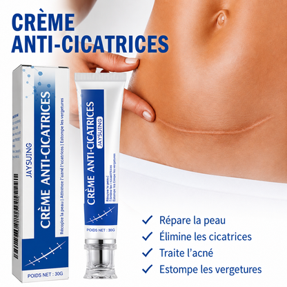 Crème Anti-vergetures & cicatrices – Retrouve une peau lisse et uniforme
