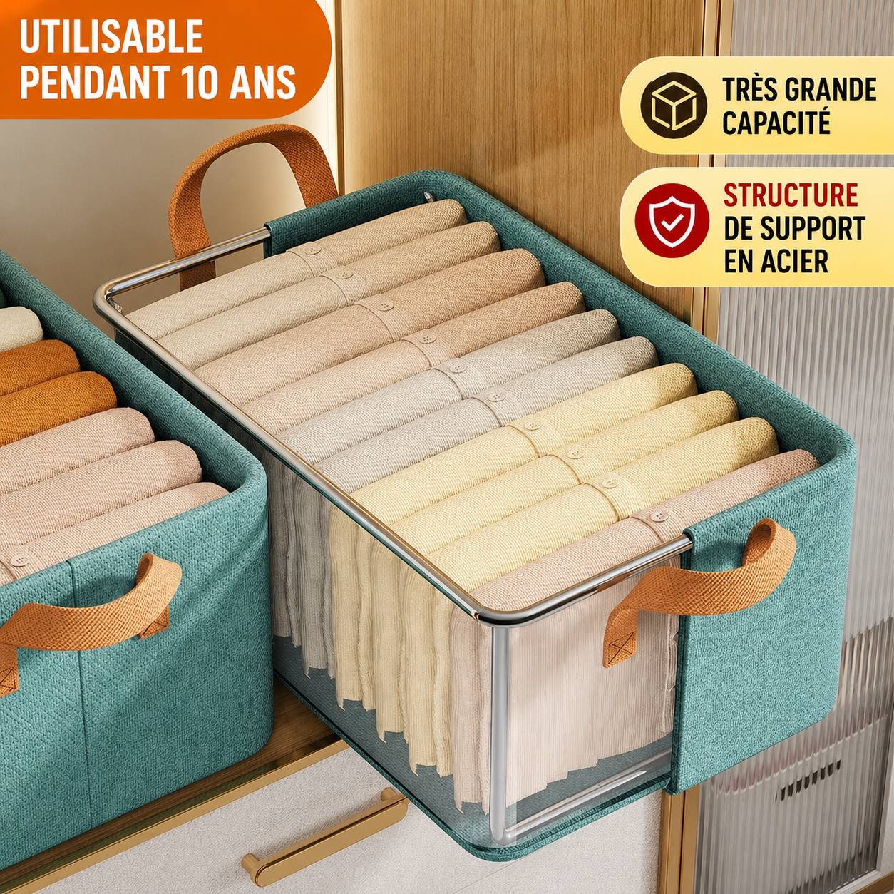 🧺 Box de Rangement Grande Capacité
