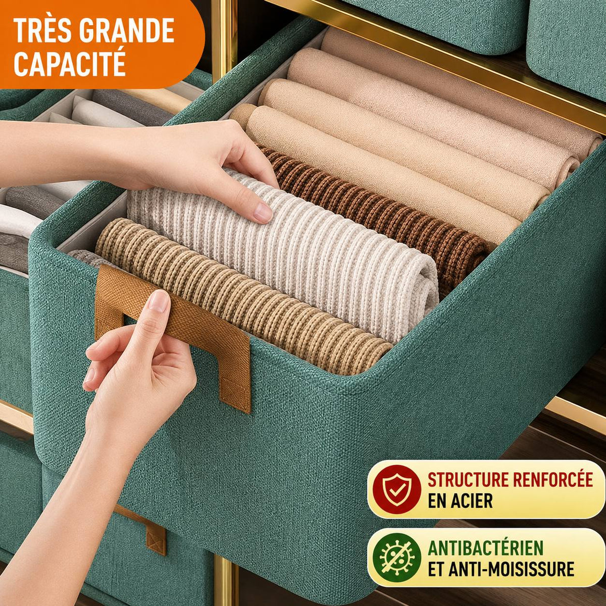 🧺 Box de Rangement Grande Capacité
