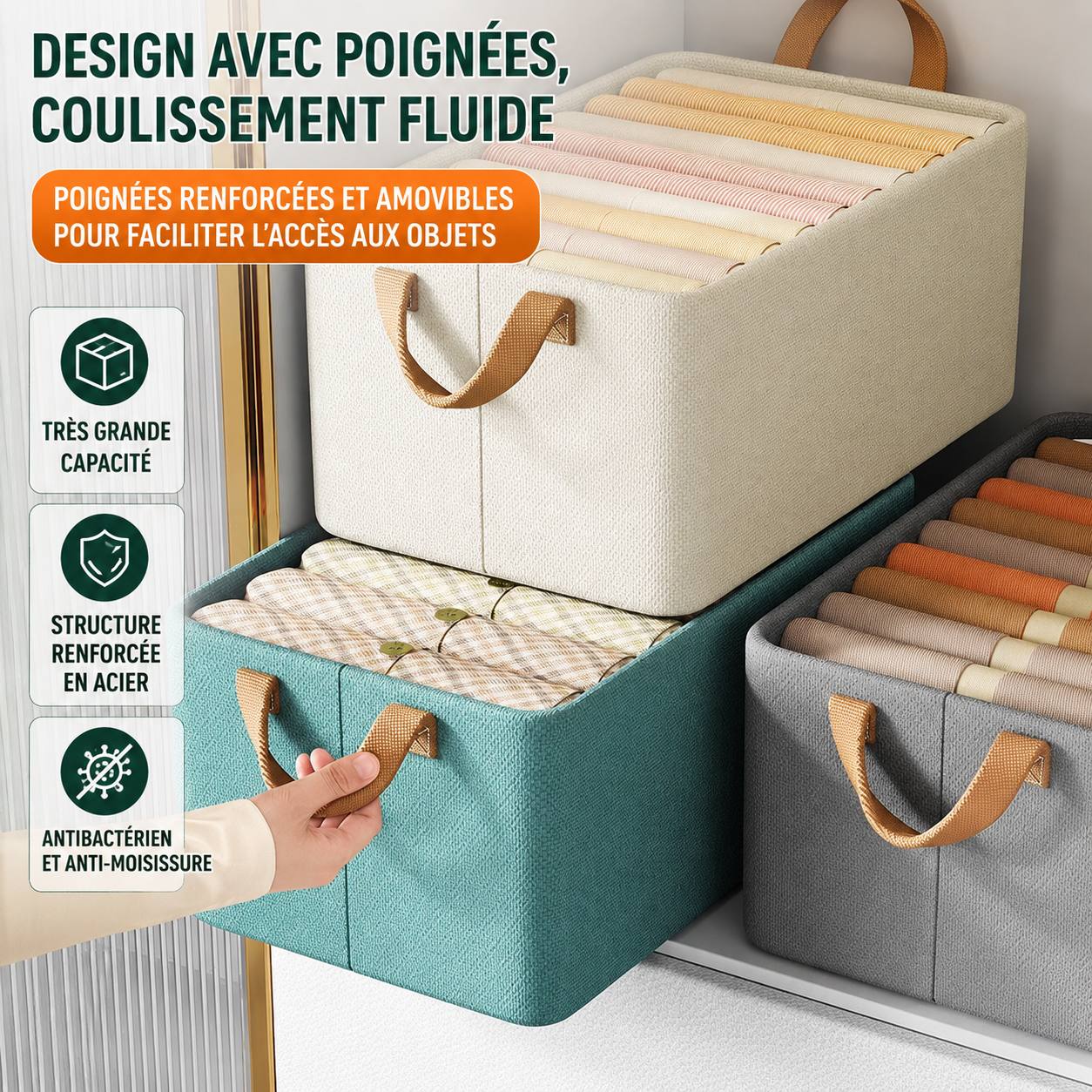 🧺 Box de Rangement Grande Capacité