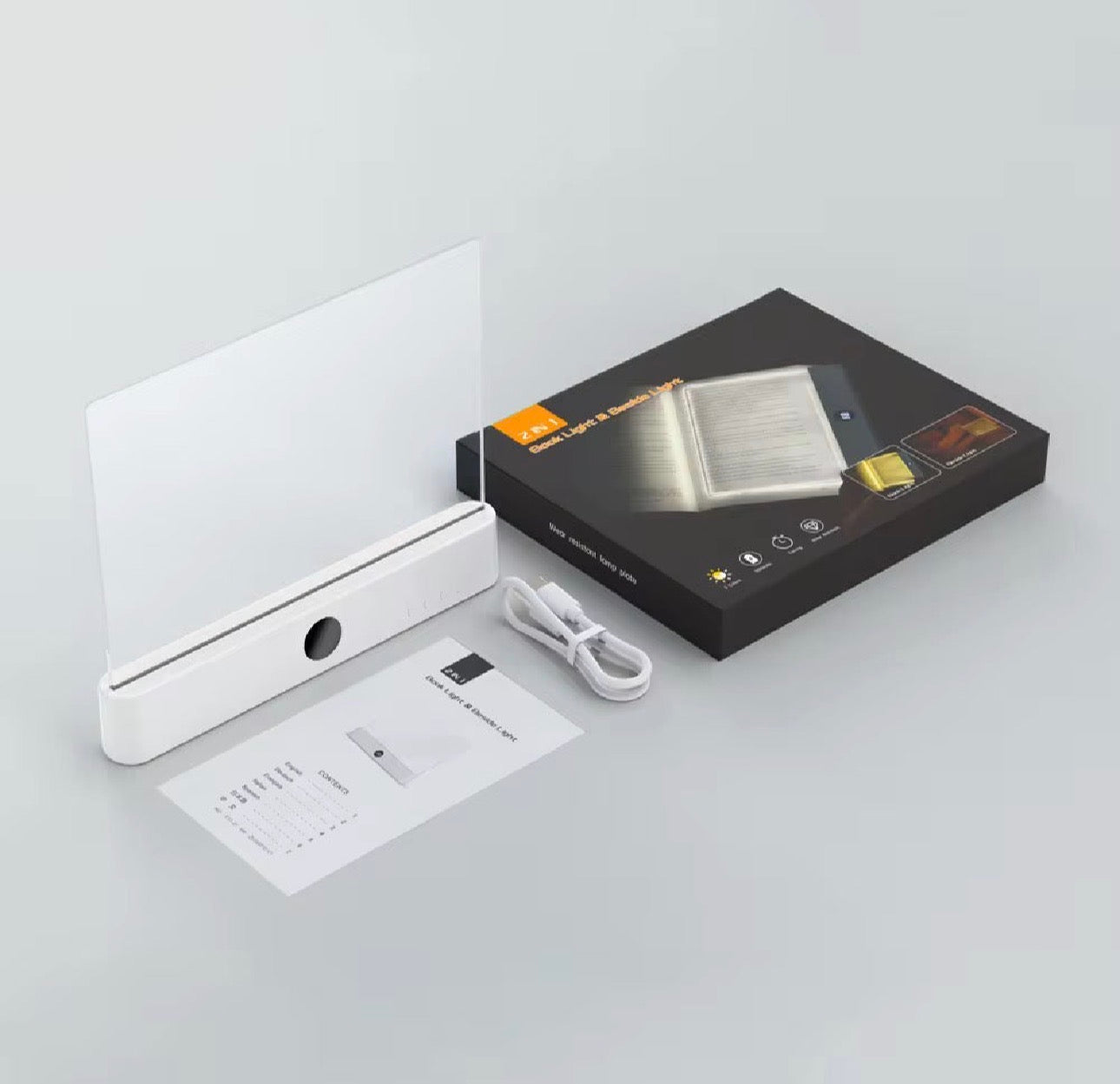 LAMPE DE LECTURE PLATE SANS FIL