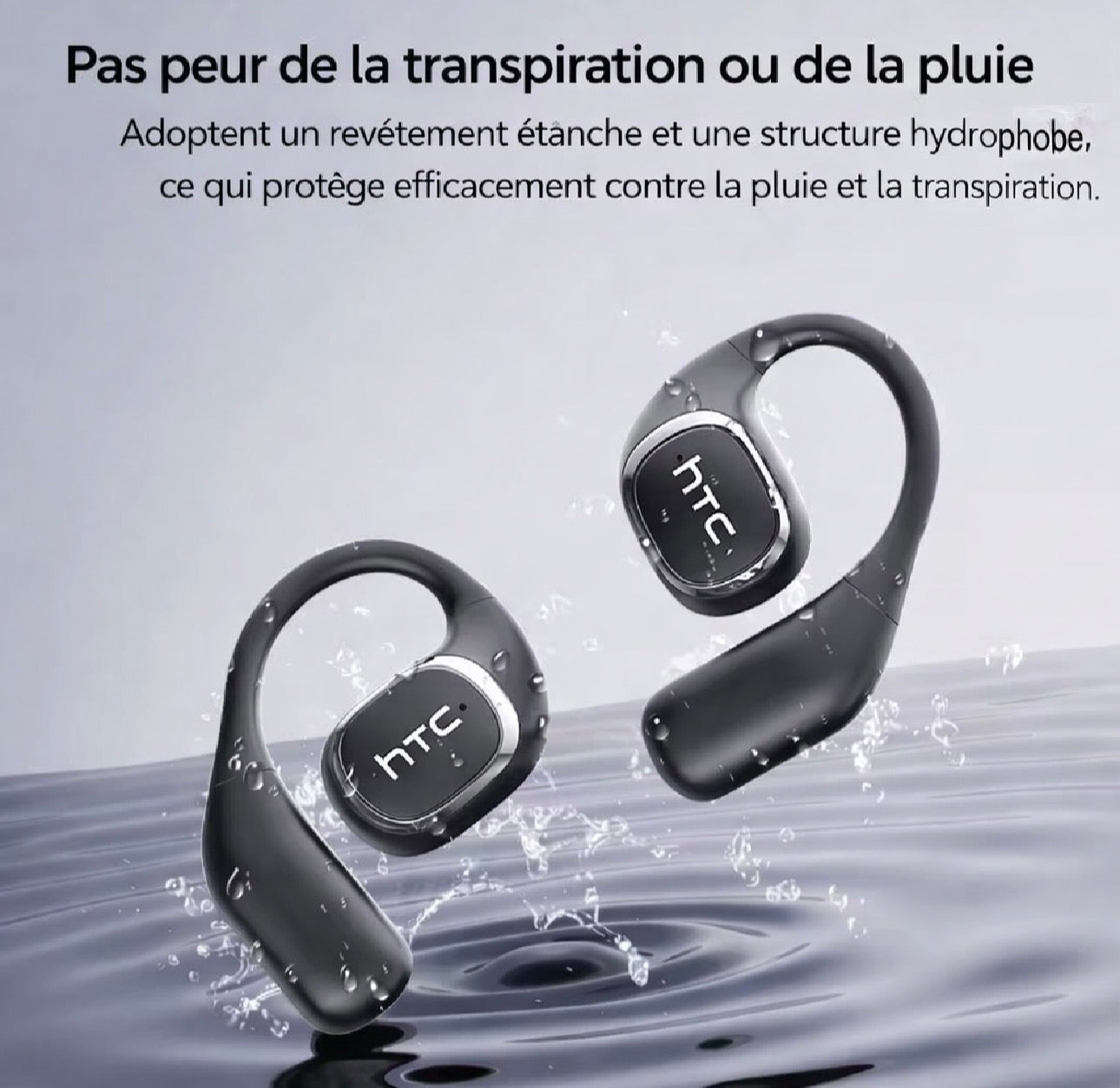 ÉCOUTEURS SANS FIL HTC NE11 AI Traduction Instantanée en 165 Langues