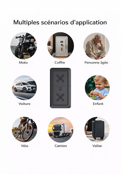 Mini Traceur GPS 4G Magnétique – Suivi en Temps Réel pour Voiture, Moto & Objets